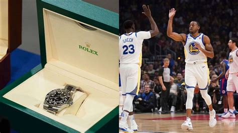 curry rolex gift to green and iguodala